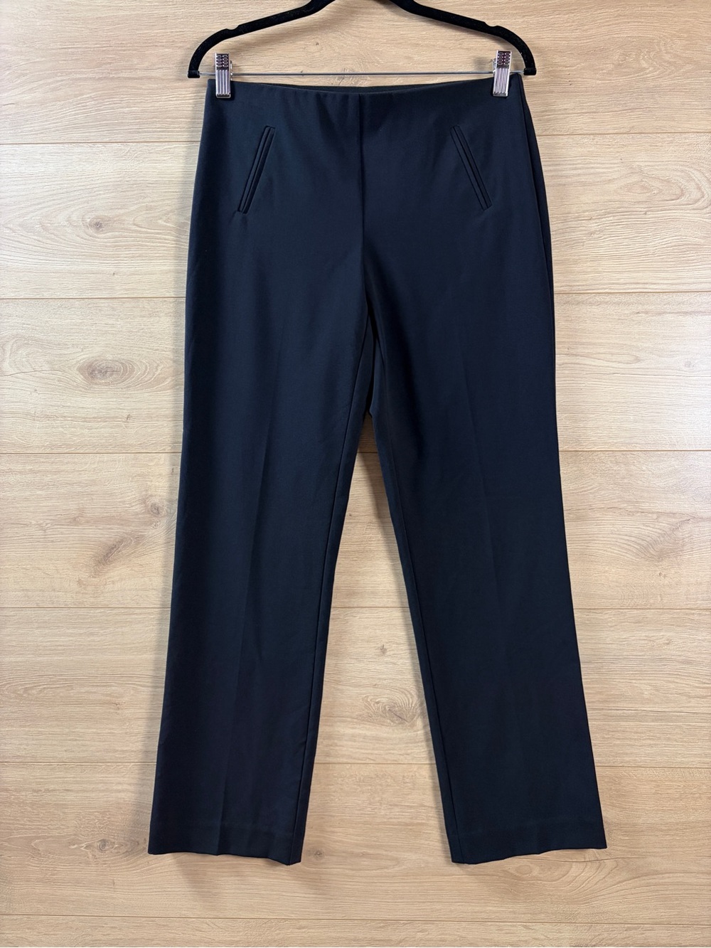 Style & Co. Tummy Control Waist Black Straight Leg Pants 6 Petite